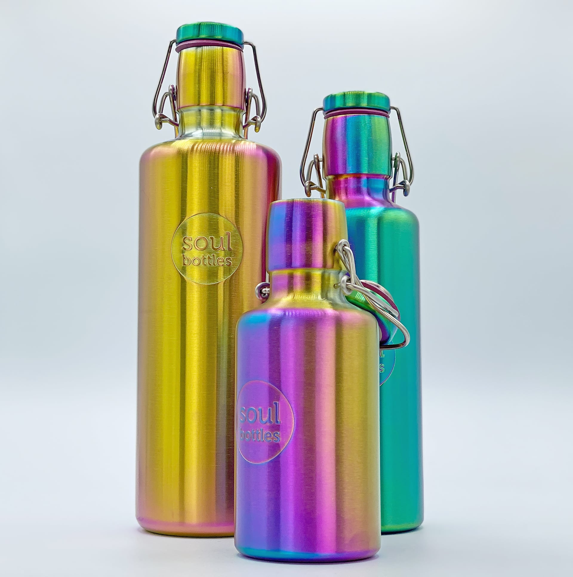 Soulbottles  Trinkflasche Aus Edelstahl Light – Biotic Products
